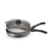 Lot 1 Poêle + 1 Sauteuse Avec Couvercle Avec Revêtement Dur Comme La Pierre 24 Cm -Fournitures De Cuisine 10908 0 2 Lot 1 Poele 1 Sauteuse avec couvercle avec revetement Dur comme la pierre 24 cm Mathon