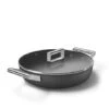 Smeg Sauteuse Aluminium Antiadhésive 28 Cm Noir Mat Avec Couvercle En Verre Trempé -Fournitures De Cuisine 112002 0 1 Sauteuse aluminium antiadhesive 28 cm noir mat avec couvercle en verre trempe Smeg