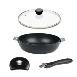 Lot Sauteuse Cookway 24cm Avec Poignée, Anse Et Couvercle