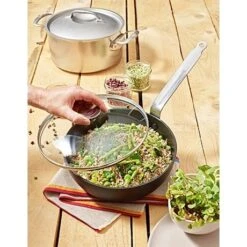 De Buyer Sauteuse 24 Cm Choc Intense -Fournitures De Cuisine 132000 2 1 Sauteuse 24 cm Choc intense De Buyer