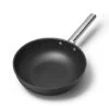 Smeg Wok Aluminium Antiadhésif 30 Cm Noir Mat -Fournitures De Cuisine 133005 0 4 Wok aluminium antiadhesif 30 cm noir mat Smeg