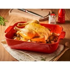 Peugeot Plat Four Rectangulaire Rouge Céramique 40 Cm -Fournitures De Cuisine 201224 2 2 Plat four rectangulaire rouge ceramique 40 cm Peugeot