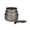 Set 3 Casseroles Anti-adhésives Effet Pierre Et Manche Amovible 1 Set 3 Casseroles Anti-adhésives Effet Pierre Et Manche Amovible -Fournitures De Cuisine 20216 0 3 Set 3 casseroles anti adhesives Effet Pierre et manche amovible Mathon