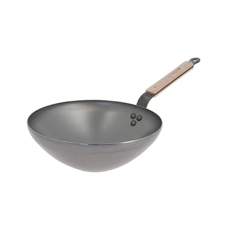 De Buyer Wok Minéral B Bois 28 Cm 3 De Buyer Wok Minéral B Bois 28 Cm