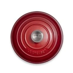 Produits populaires -Fournitures De Cuisine 213184 1 3 Cocotte fonte rond 26 cm cerise Le Creuset