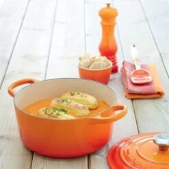 Le Creuset Cocotte Fonte Rond 26 Cm Volcanique -Fournitures De Cuisine 213185 2 3 Cocotte fonte rond 26 cm volcanique Le Creuset