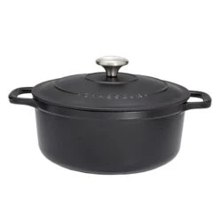 Cocotte Sublime Fonte Rond 2,5 L 20 Cm Noir
