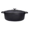Cocotte Sublime Fonte Ovale 6 L 31 Cm Noir -Fournitures De Cuisine 213248 0 3 Cocotte Sublime fonte ovale 6 L 31 cm noir Chasseur