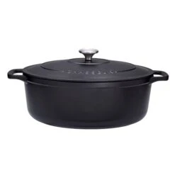 Cocotte Sublime Fonte Ovale 6 L 31 Cm Noir
