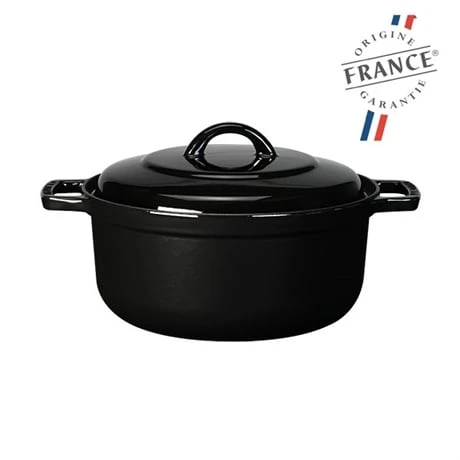 Invicta Cocotte Bistrot Noir 2 à 4 Personnes 20 Cm 5 Invicta Cocotte Bistrot Noir 2 à 4 Personnes 20 Cm – Image 3