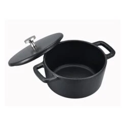 Produits populaires -Fournitures De Cuisine 213275 1 1 Mini cocotte ronde 10 cm Black Design Baumalu