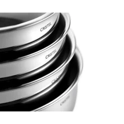 Poêle Sautoir Inox Castel'Pro 20 Cm -Fournitures De Cuisine 271058 2 5 Poele sautoir inox Castel Pro 20 cm Cristel