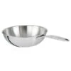 Wok Inox 30 Cm Castel'pro -Fournitures De Cuisine 271070 0 1 Wok inox 30 cm Castel pro Cristel