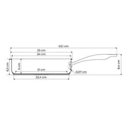 Sauteuse Antiadhérente Inox Excell'Inox 24 Cm -Fournitures De Cuisine 27279 4 5 Sauteuse antiadherente inox Excell Inox 24 cm Mathon