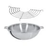 Lot Wok Inox Et Grille Casteline 28 Cm -Fournitures De Cuisine 279124 0 1 Lot Wok inox et grille Casteline 28 cm Cristel