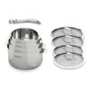 BEKA Lot De 4 Casseroles Evolution Et Un Manche + 4 Couvercles 14 à 20 Cm -Fournitures De Cuisine 279133 0 1 Lot de 4 casseroles Evolution et un manche 4 couvercles 14 a 20 cm Beka