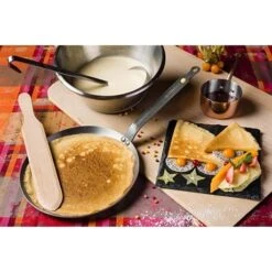 De Buyer Crêpière Tôle De Fer Blanc Minéral B Elément 26 Cm -Fournitures De Cuisine 28811 2 1 Crepiere tole de fer blanc Mineral B Element 26 cm De Buyer