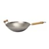 Wok Fond Plat Tôle Acier Blanche 2 Poignées 36 Cm Be A Wok Star -Fournitures De Cuisine 28838 0 1 Wok fond plat tole acier blanche 2 poignees 36 cm Be a Wok Star