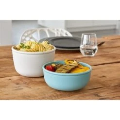 Fournitures De Cuisine -Fournitures De Cuisine 301290 1 2 Bol multifonction Cirqula 3000 ml Nordic White Mepal