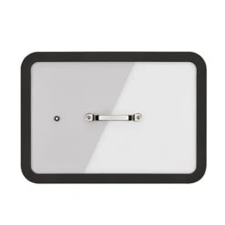 Plat à Four En Inox Avec Couvercle Transparent 36 X 25 Cm 6 Plat à Four En Inox Avec Couvercle Transparent 36 X 25 Cm -Fournitures De Cuisine 37114 1 2 Plat a four en inox avec couvercle transparent 36 x 25 cm Inoxriv