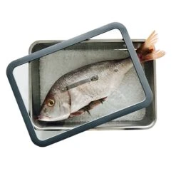 Plat à Four En Inox Avec Couvercle Transparent 36 X 25 Cm 7 Plat à Four En Inox Avec Couvercle Transparent 36 X 25 Cm -Fournitures De Cuisine 37114 2 2 Plat a four en inox avec couvercle transparent 36 x 25 cm Inoxriv