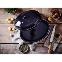 BEKA Lot Roaster Roasty'Cook 38 Cm + Grille -Fournitures De Cuisine 389006 2 1 Lot roaster Roasty Cook 38 cm grille Beka