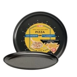 Lot Plaque à Pizza, Coupe Pâte Gradué Et 2 Couteaux à Pizza En Inox -Fournitures De Cuisine 509132 1 1 Lot plaque a pizza coupe pate gradue et 2 couteaux a pizza en inox
