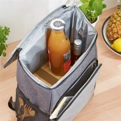 Sac à Dos Glacière Isotherme 20 L Gris -Fournitures De Cuisine 604135 4 6 Sac a dos glaciere isotherme 20 L gris Mathon