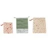 3 Sacs Zéro Déchet En Coton Bio -Fournitures De Cuisine 604151 0 1 3 sacs zero dechet en coton bio Pebbly