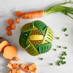 Joseph Joseph Panier Vapeur Pliable - Vert -Fournitures De Cuisine 650119 2 1 Panier vapeur pliable Vert Joseph Joseph