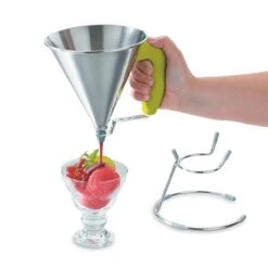 De Buyer Entonnoir à Piston Vert 8 De Buyer Entonnoir à Piston Vert -Fournitures De Cuisine 67351 2 1 Entonnoir a piston vert De Buyer