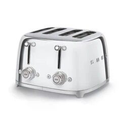 Smeg Toaster 4 Fentes 2000 W TSF03SSEU Chromé