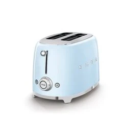 Smeg Toaster 2 Tranches Bleu Azur 950 W TSF01PBEU -Fournitures De Cuisine 701002 2 1 Toaster 2 tranches bleu azur 950 W TSF01PBEU Smeg