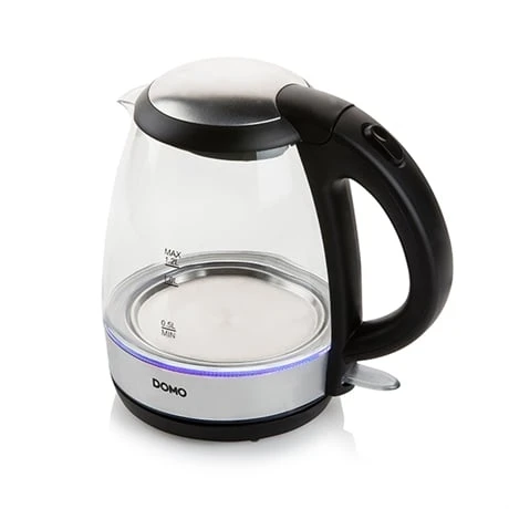 Domo Bouilloire En Verre Led Bleu 2200 W 3 Domo Bouilloire En Verre Led Bleu 2200 W