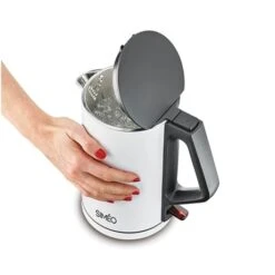 Bouilloire électrique Double Paroi 1,4 L 2000 W Blanche -Fournitures De Cuisine 702056 2 1 Bouilloire electrique double paroi 1 4 L 2000 W blanche Simeo