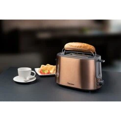 Bestron Grille-pain 2 Tranches 1000 W Coloris Cuivre -Fournitures De Cuisine 702102 2 1 Grille pain 2 tranches 1000 W coloris cuivre Bestron