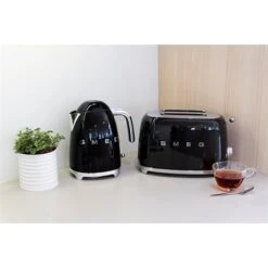 Smeg Toaster 2 Fentes Noir 950 W TSF01BLEU -Fournitures De Cuisine 70280 3 5 Toaster 2 fentes noir 950 W TSF01BLEU Smeg