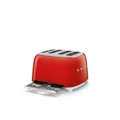 Smeg Toaster 4 Fentes Rouge 2000 W TSF03RDEU -Fournitures De Cuisine 70283 2 5 Toaster 4 fentes rouge 2000 W TSF03RDEU Smeg