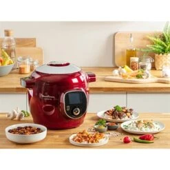 Moulinex Multicuiseur électrique Intelligent Cookéo 6 L 1600 W Rouge -Fournitures De Cuisine 711015 2 1 Multicuiseur electrique intelligent Cookeo 6 L 1600 W rouge Moulinex