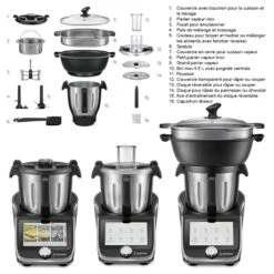 Robot Cuiseur Multifonction 4,5 L 1000 W 9 Robot Cuiseur Multifonction 4,5 L 1000 W -Fournitures De Cuisine 711018 3 5 Robot cuiseur multifonction 4 5 L 1000 W Mathon