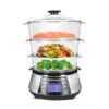 Cuiseur Vapeur 6 Programmes -Fournitures De Cuisine 713001 0 3 Cuiseur vapeur 6 programmes Techwood