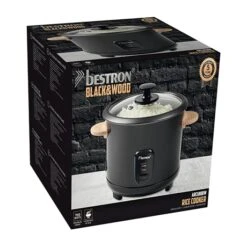 Bestron Cuiseur à Riz 1,8L Poignées Bambou -Fournitures De Cuisine 713014 4 1 Cuiseur a riz 1 8L poignees bambou Bestron