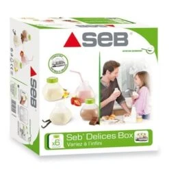 Délice Box Avec 6 Bouteilles Pour Yaourts à Boire XF102000 -Fournitures De Cuisine 71945 2 7 Delice box avec 6 bouteilles pour yaourts a boire XF102000 Seb