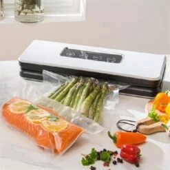 Appareil à Emballer Sous Vide Blanc 37 Cm 150 W KSSV60 -Fournitures De Cuisine 720006 4 3 Appareil a emballer sous vide blanc 37 cm 150 W KSSV60 Kitchen Chef Professional