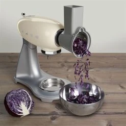 Smeg Tranchoir Et Râpe à Cylindres SMSG01 Pour Robot Sur Socle -Fournitures De Cuisine 720058 4 1 Tranchoir et rape a cylindres SMSG01 pour robot sur socle Smeg