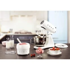 Smeg Sorbetière SMIC01 Pour Robot Sur Socle -Fournitures De Cuisine 720059 4 1 Sorbetiere SMIC01 pour robot sur socle Smeg