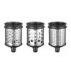 KitchenAid 3 Râpes Cylindre 5KSMEMVSC Pour Robot Artisan