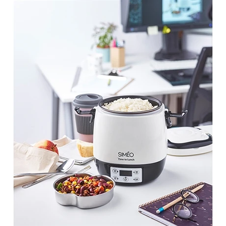 Lunch Box électrique Programmable 1,5 L 300 W Blanc Et Noir 6 Lunch Box électrique Programmable 1,5 L 300 W Blanc Et Noir – Image 4