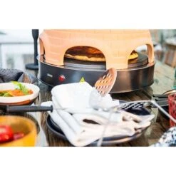 LIVOO Pizza Party 6 Mini Pizza 1200 W -Fournitures De Cuisine 740004 1 2 Pizza Party 6 mini pizza 1200 W Livoo