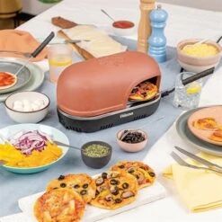Tristar Four à Pizza électrique 2 Personnes Pizza Festa Connect 530 W Marron -Fournitures De Cuisine 740070 3 2 Four a pizza electrique 2 personnes Pizza Festa Connect 530 W marron Tristar